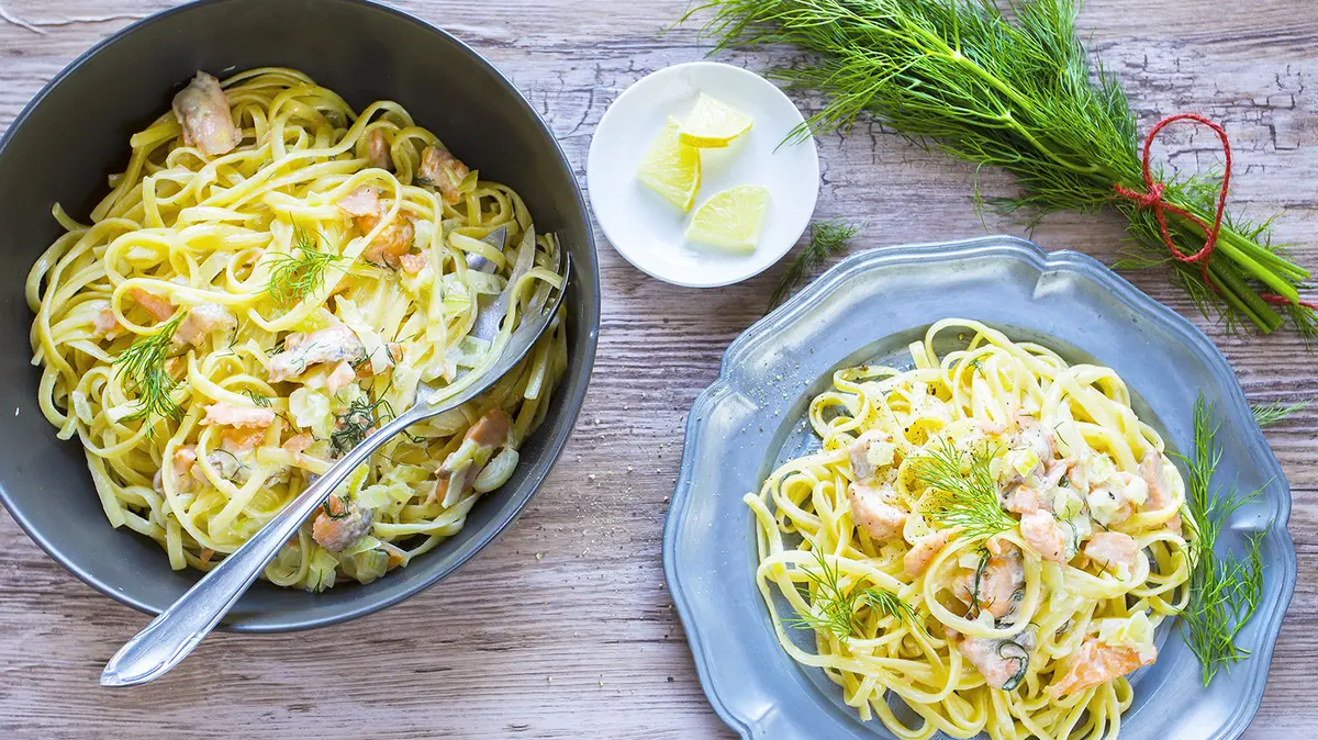 Skvela Vecere Behem Chvilky Zkuste Linguine S Uzenym Lososem Prozeny