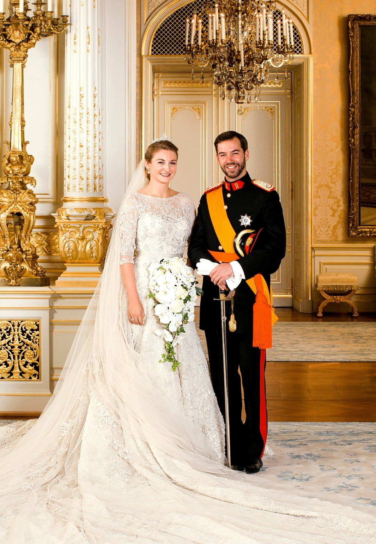 Принцессы выходят. Свадьба принца Люксембурга. Принц Guillaume Люксембургский.
