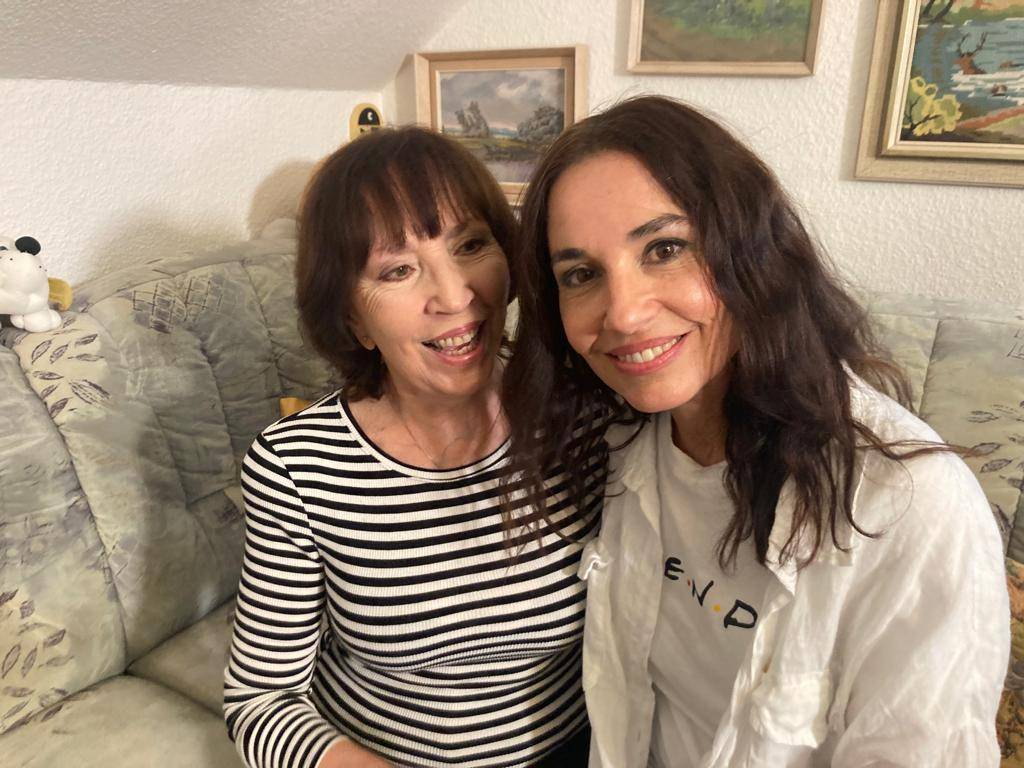 Michaela Kuklová s maminkou