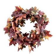 Věnec podzimní listí, 35 cm, 369 Kč, prodává Decodoma