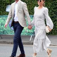 Červenec 2018. Wimbledon si Pippa užívala s bříškem – byla poprvé těhotná