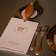 Každý z hostů obdržel tištěné menu