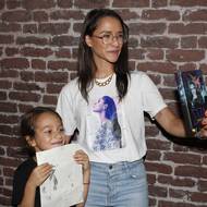 Eva Burešová má dva syny, na snímku je se starším Nathanielem