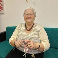 Marie Horynová upletla už kolem osmi set párů ponožek a pokračuje dál