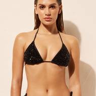 Bikiny s kamínky Calzedonia, podprsenka 2 199 Kč, kalhotky 1 200 Kč