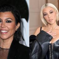 Kourtney Kardashian si nechala odbarvit své havraní vlasy, ale střih ponechala stejný.