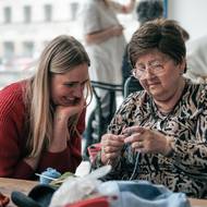 Marie Čížková našla v pletení zálibu i radost