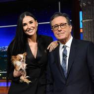 Demi Moore v talkshow Stephena Colberta