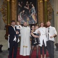 Křest synů Simony Krainové.