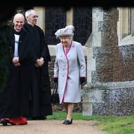 Tradiční návštěvu kostela si nenechávala ujít ani královna Alžběta II., snímek je z roku 2018