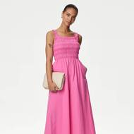 Bavlněné midi šaty Marks & Spencer, 1 499 Kč