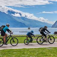 Jezero Garda je skvělým místem pro cyklistiku