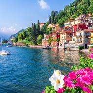 Lago di Como a půvabné městečko Varenna