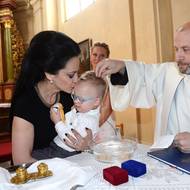 Lucie Bílá křtí syna Simony Krainové.
