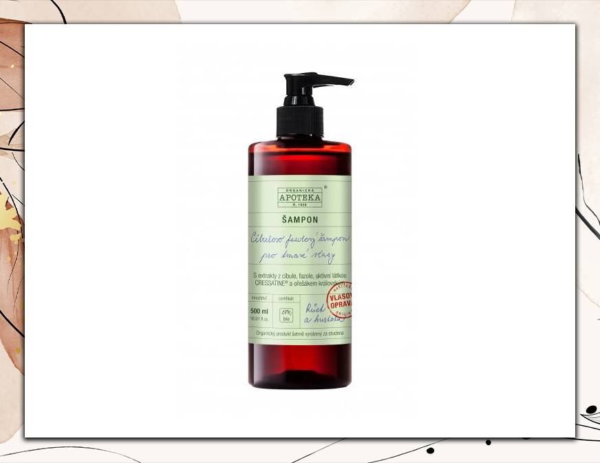 Cibulovo fazolový šampon na tmavé vlasy (500 ml), 1 172 Kč, Havlíkova apotéka