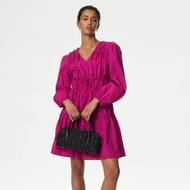 Bavlněné mini šaty Marks & Spencer, 999 Kč