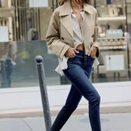 Zkrácený trenčkot Zara, 1 199 Kč