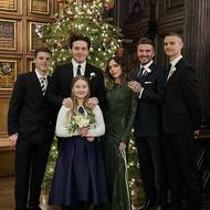 Rok 2022: Na Vánoce se u Beckhamových sešla celá rodina.