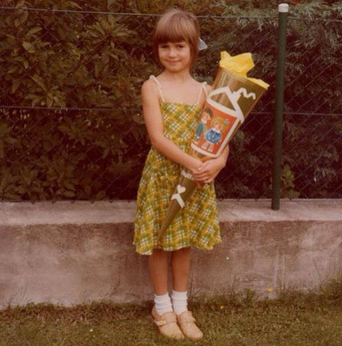 Malá Heidi a její první den ve škole