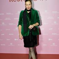 Zuzaně Stivínové to velmi slušelo v zeleném sametovém saku