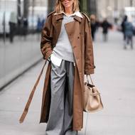 Pokud vás béžová nebere a černá je na vás příliš tvrdá, pořiďte si trenčkot v méně obvyklé hnědé barvě