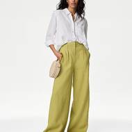 Lněné kalhoty Marks & Spencer, 1 499 Kč