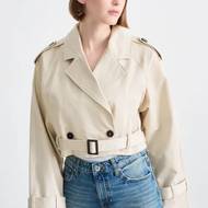 Zkrácený trenčkot C&A, 1 012 Kč