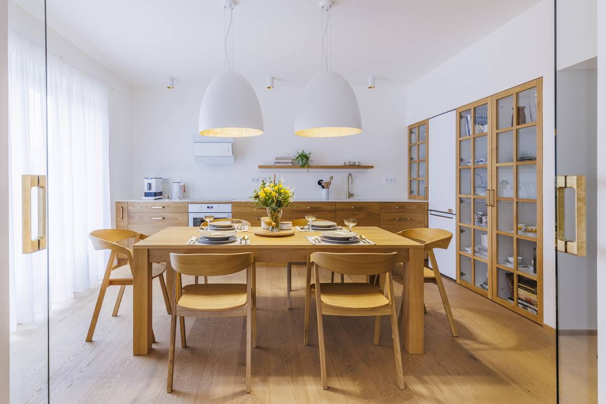 Byt o podlahové ploše 70 metrů čtverečních je součástí rodinného domu v Šumperku