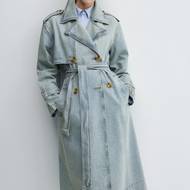 Džínový trenčkot Mango, 2 499 Kč