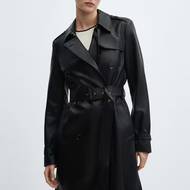 Koženkový trenčkot Mango, 2 999 Kč