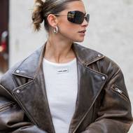 Berlínský fashion week a zahnuté sluneční brýle Miu Miu