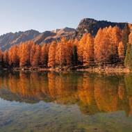 Jezer je v oblasti Val di Fassa hodně