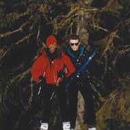 Rok 1993. Do Aspenu jezdíval lyžovat i David Bowie se svou krásnou manželkou Iman