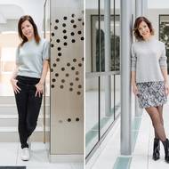 Lenka před proměnou a po ní 