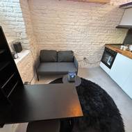 V garsonce je všechno, co můžete potřebovat: kuchyň, obývák i pracovna… Ovšem vše v jedné místnosti