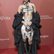 Módní událost si nenechala ujít ani influencerka Dominique Alagia