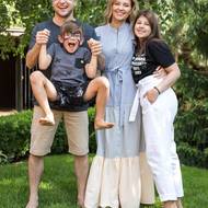 Rodina Volodymyra Zelenského. S manželkou Olenou mají syna a dceru