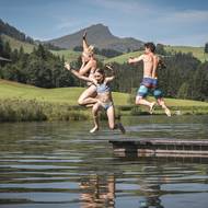 Jezero Lauchsee ve Fieberbrunnu .