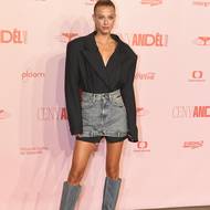 Natálie Kotková patřila k nejlépe oblečeným hvězdám večera! Outfit měla od návrhářky Valérie Jurčíkové