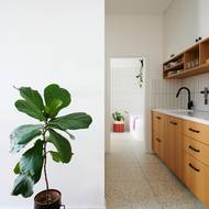 Protože majitelka ráda vaří, přála si plnohodnotnou kuchyň