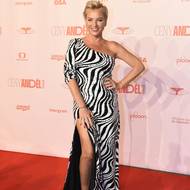 Martina Pártlová zvolila bylištivý model od návrhářky Debbie Brown