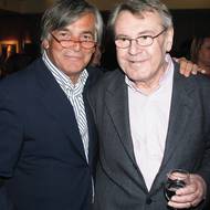 Rok 2004 a Jiří Bartoška s režisérem  Milošem Formanem