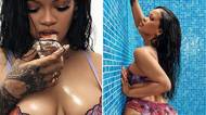 Sexy Rihanna ve vlastní značce spodního prádla. Žhavé pózy, super křivky a lesknoucí se tělo