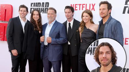 Arnold s celou rodinou i prasátkem. Nevlastního bratra slavní sourozenci opět veřejně ignorovali! 