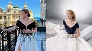 Vnučka kněžny Grace Kelly na galavečer oživila babiččiny šaty. Jako by babičce z oka vypadla!