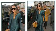 Neuvěřitelně sexy! Victoria Beckham zamířila na svatbu v obepnutých šatech s hlubokým dekoltem