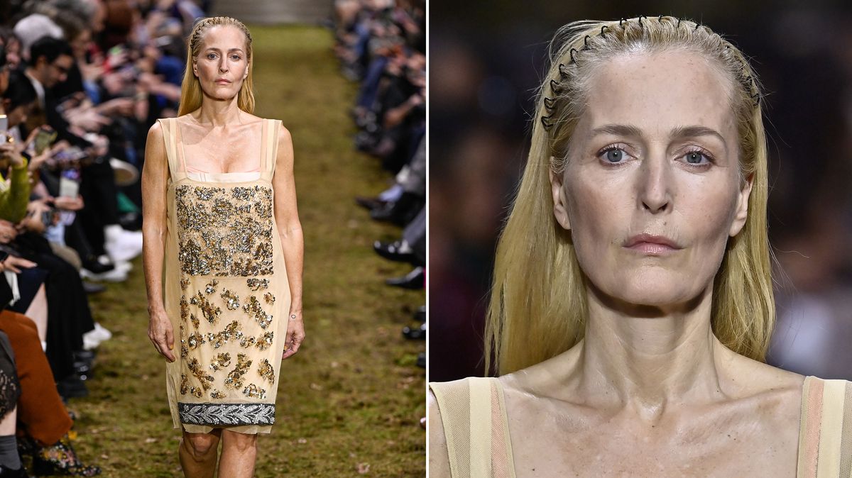 Gillian Anderson at 58: Miu Miu & Redefining Age in Fashion