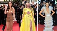 Konec nahoty v Cannes! Které šaty by už dnes neprošly? Převléknout by se musela Bella Hadid i Heidi Klum