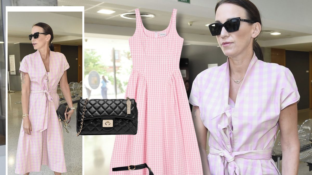 Agata Hanychova Back in Court-This Time in Pink! Her Affordable Outfit & Statement Accessories